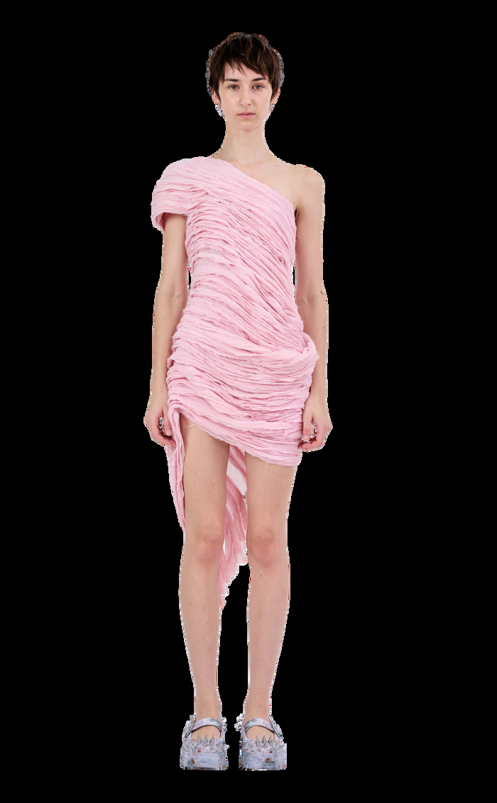 collina strada LIGHT MELON WHIRL DRESS XSMALL