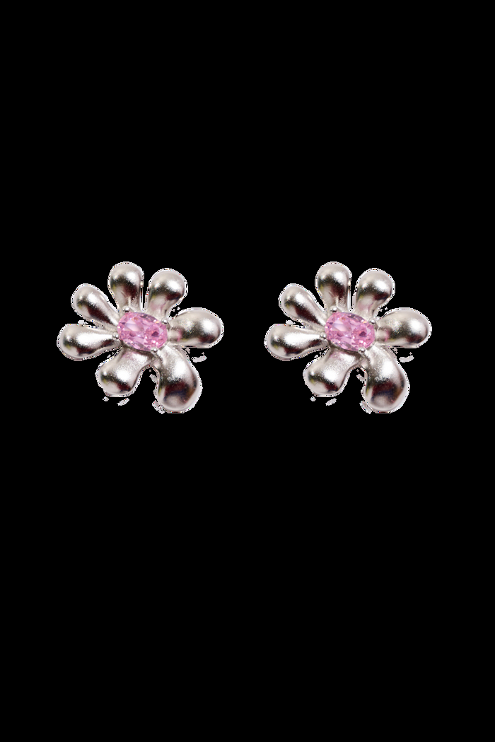 collina strada LIGHT ROSE SQUASHED BLOSSOM EARRING