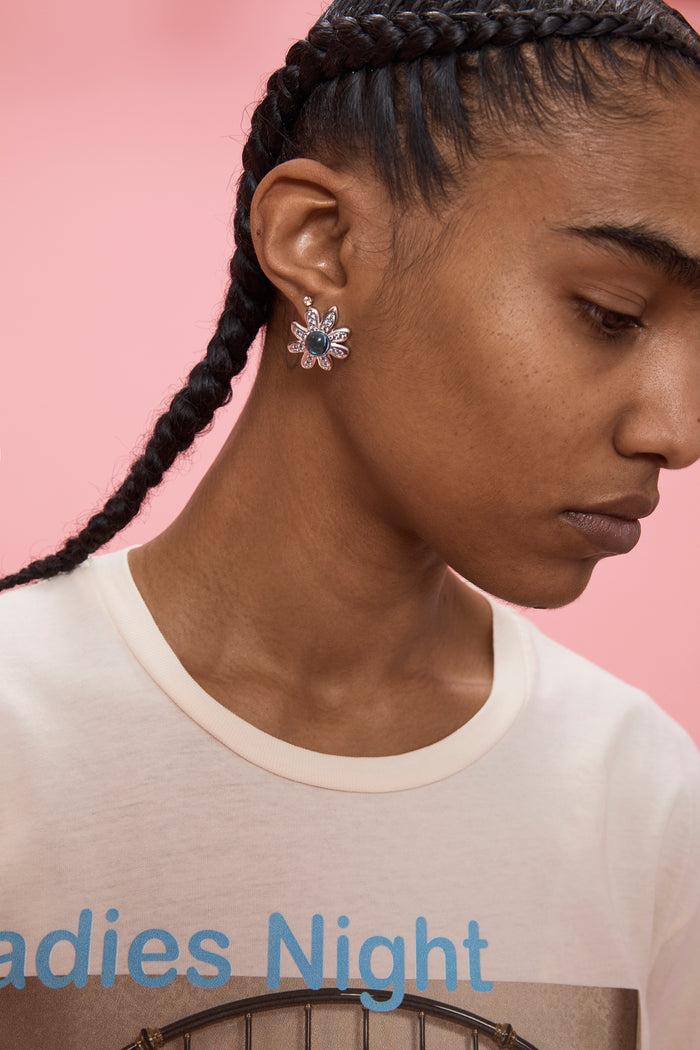 Collina Strada LIGHT SAPPHIRE CHAMOMILE EARRING