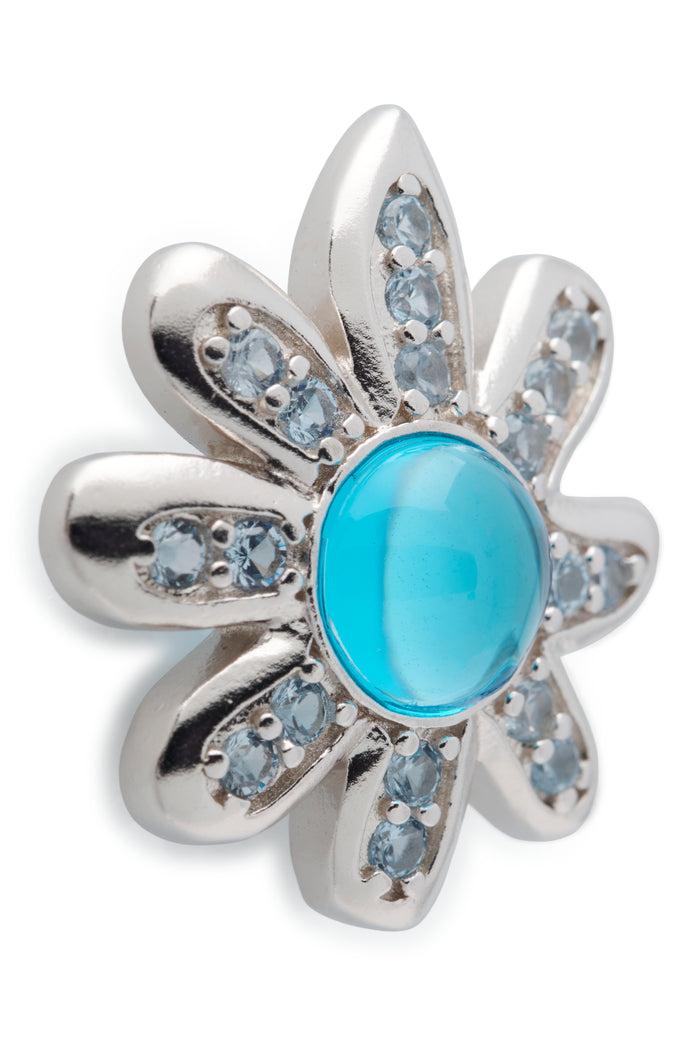 Collina Strada LIGHT SAPPHIRE CHAMOMILE EARRING