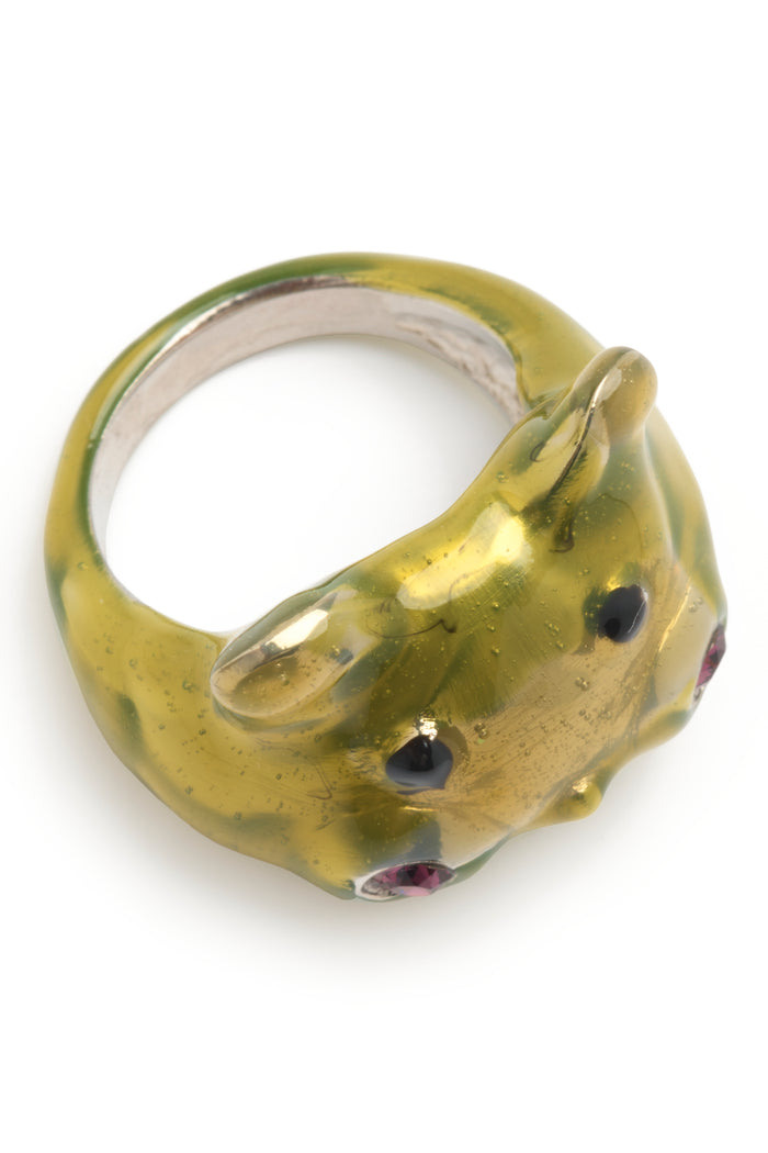 Collina Strada LIME BUG RING