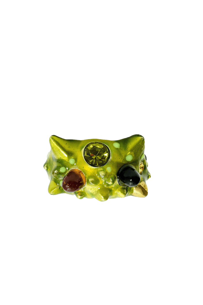 collina strada LIME MULTI ALIEN RING