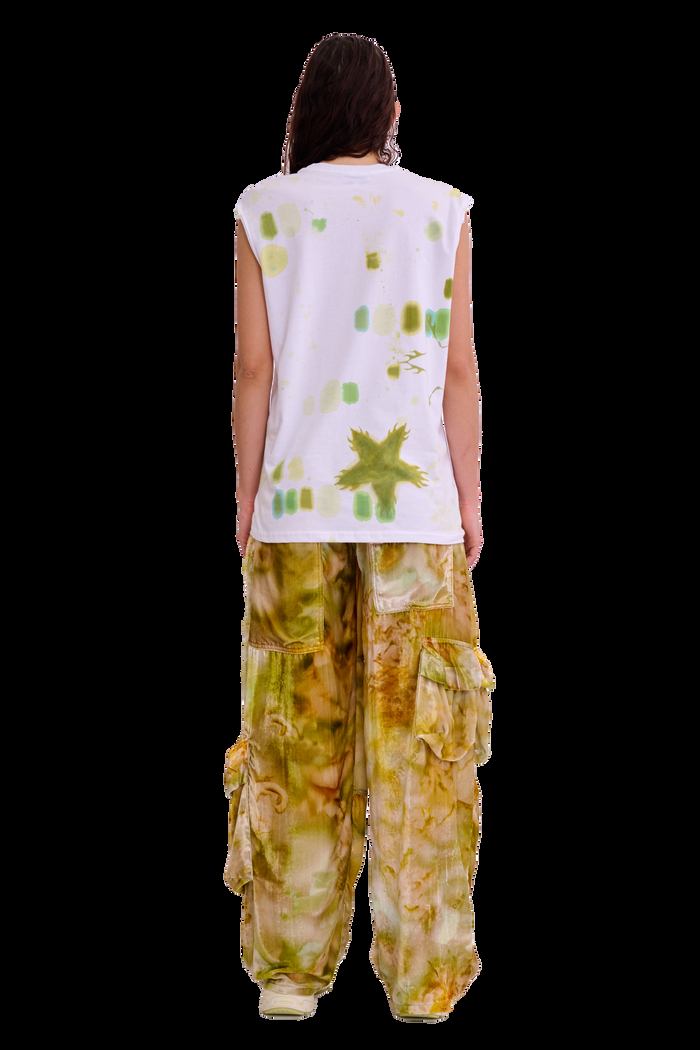 Collina Strada LIME STARBURST TOSH TANK X SMALL