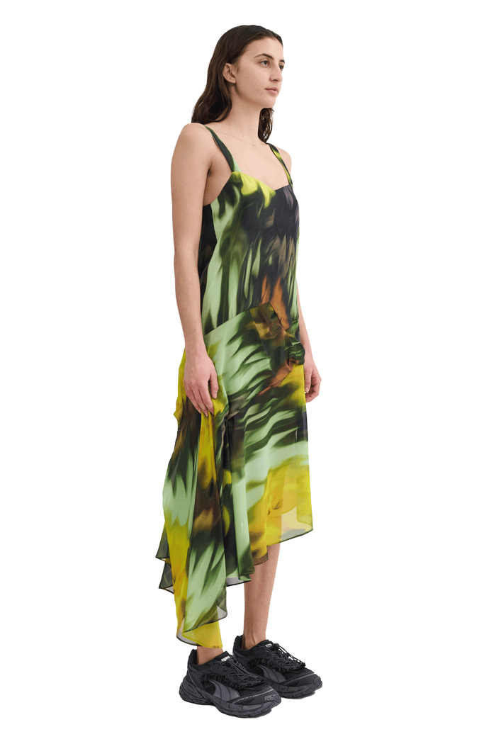 Collina Strada MELTING BLOOM GAIA DRESS XSMALL