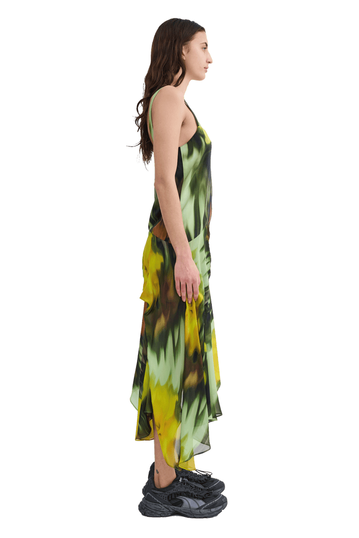 Collina Strada MELTING BLOOM GAIA DRESS XSMALL