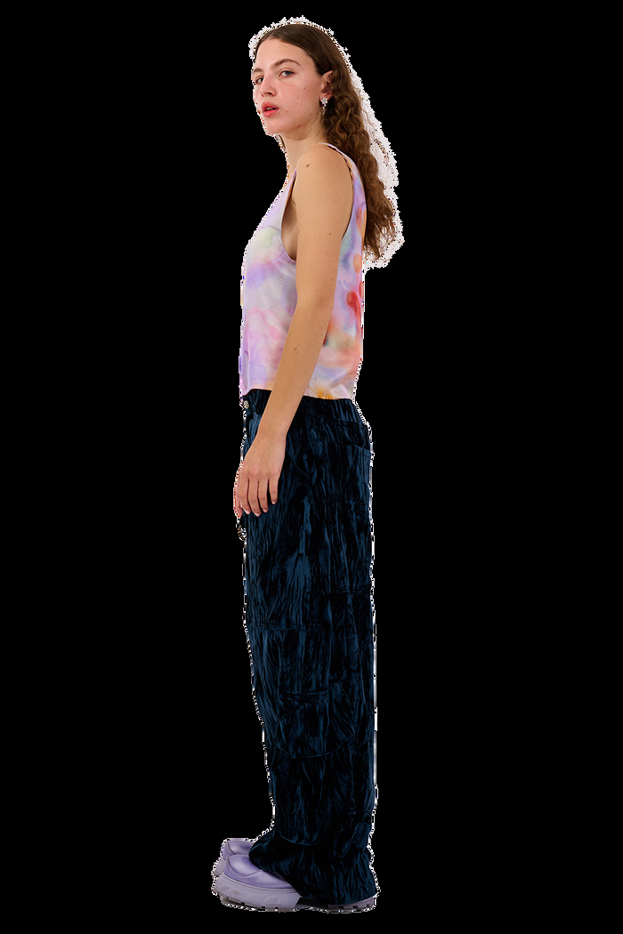 Collina Strada MOLTEN FLOWERS PINNY TOP X SMALL