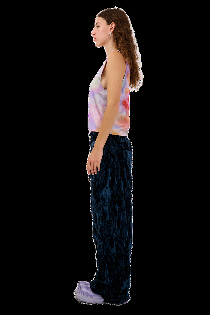 Collina Strada MOLTEN FLOWERS PINNY TOP X SMALL