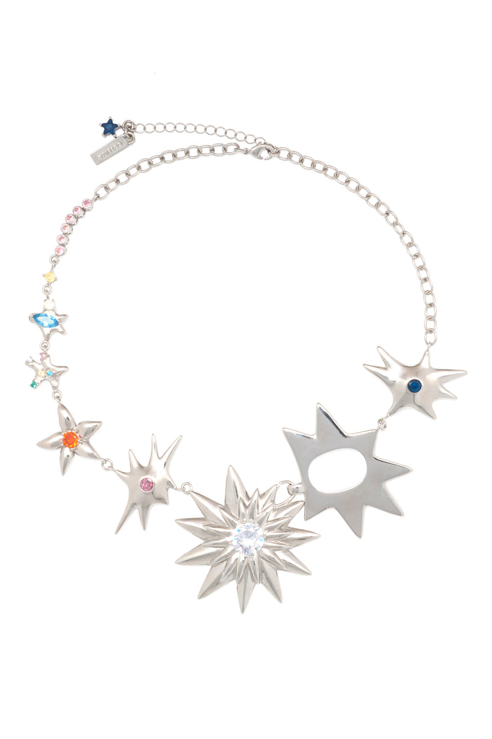collina strada MULTI CELESTE NECKLACE
