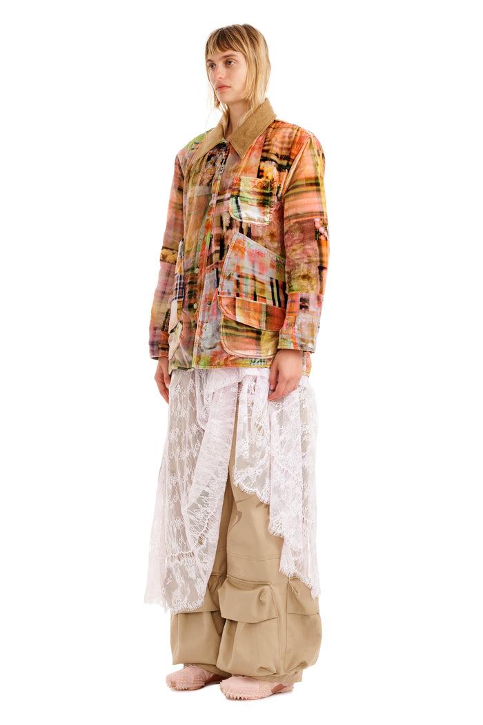 Collina Strada MULTI PLAID STABLE JACKET MEDIUM