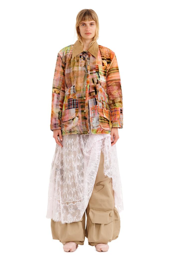 collina strada MULTI PLAID STABLE JACKET MEDIUM