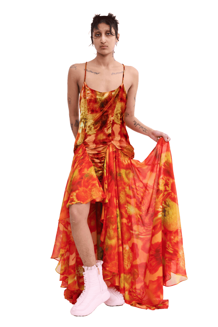 Collina Strada MUMS THE WORD MAGNOLIA GOWN MEDIUM