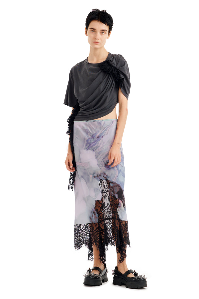 Collina Strada OIL MOLD HISS SKIRT XSMALL