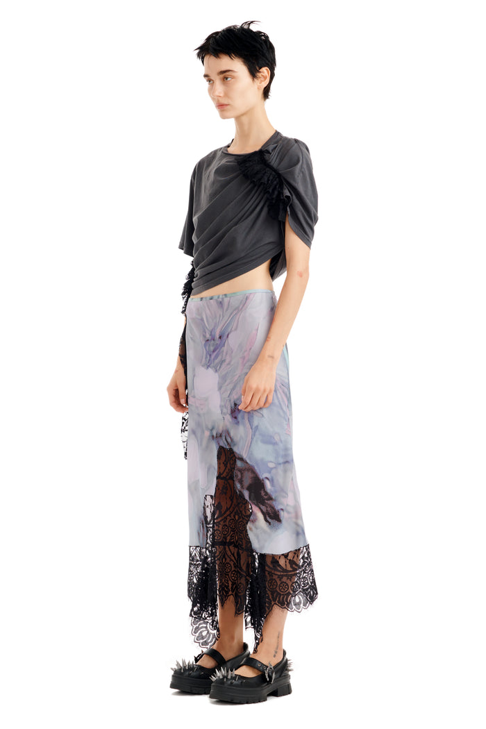 Collina Strada OIL MOLD HISS SKIRT XSMALL