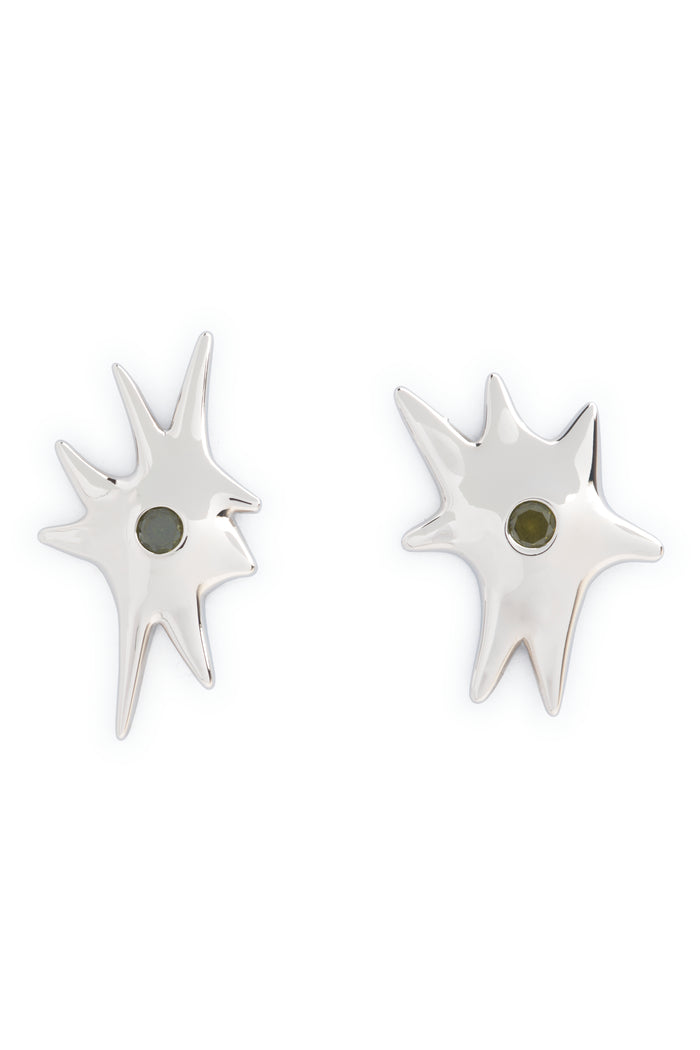 collina strada OLIVE MINI CELESTE EARRINGS