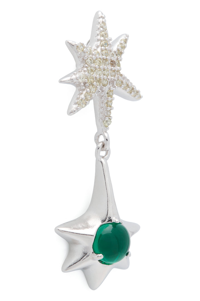 Collina Strada OLIVINE STAR DROP EARRING