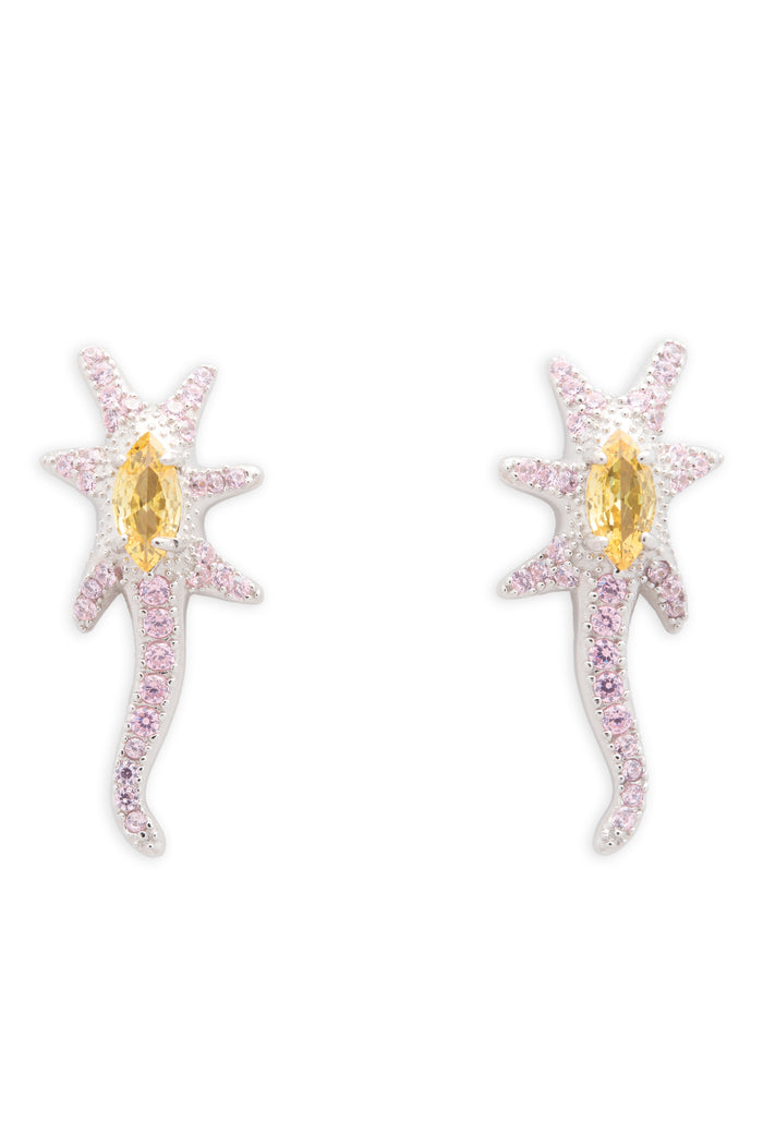 collina strada PINK LEMONADE STAR TRAIL EARRINGS