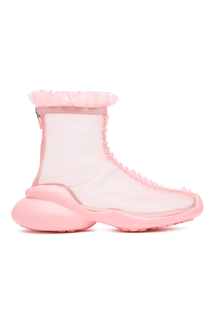 collina strada PINK MESH RUFL BOOTS