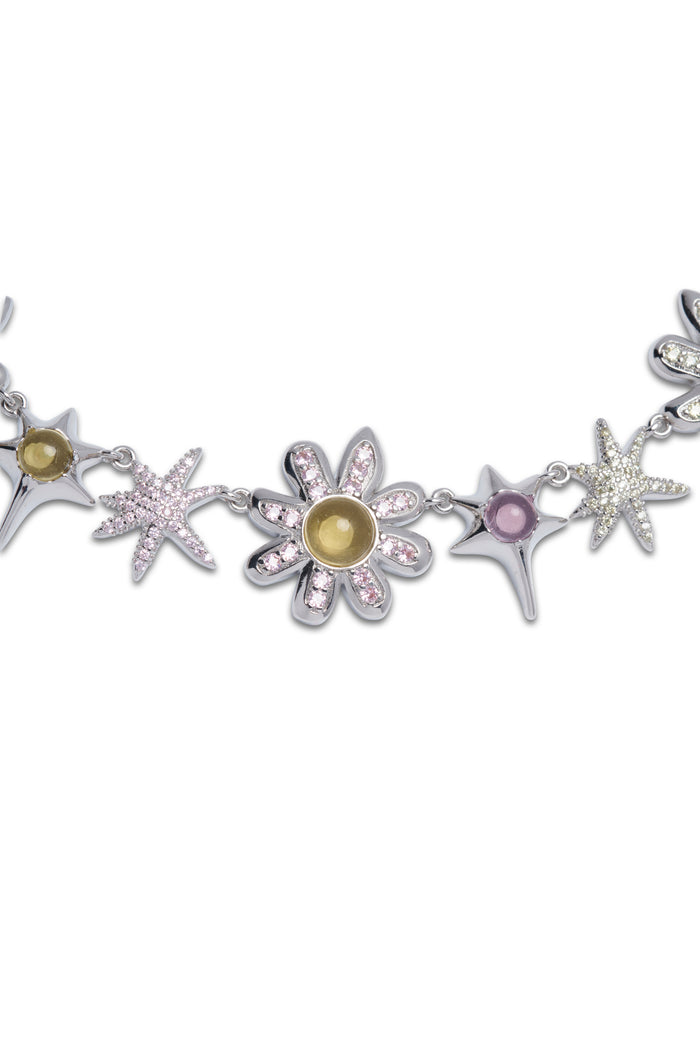 Collina Strada PINK OLIVINE MEADOW NECKLACE