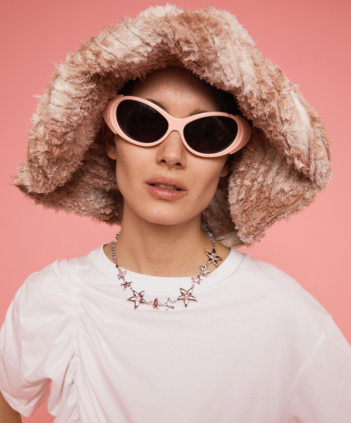 Collina Strada PINK STELLA STAR NECKLACE