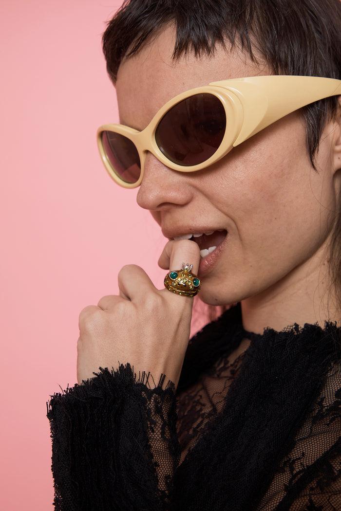 Collina Strada POISON DART FROG PRINCE RING