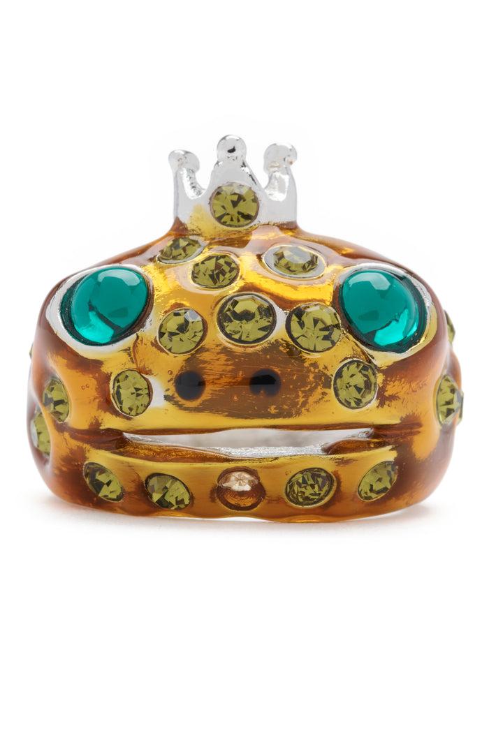 collina strada POISON DART FROG PRINCE RING