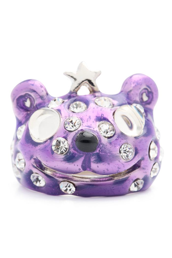 collina strada PURPLE FRECKLES PRINCESS BEAR RING