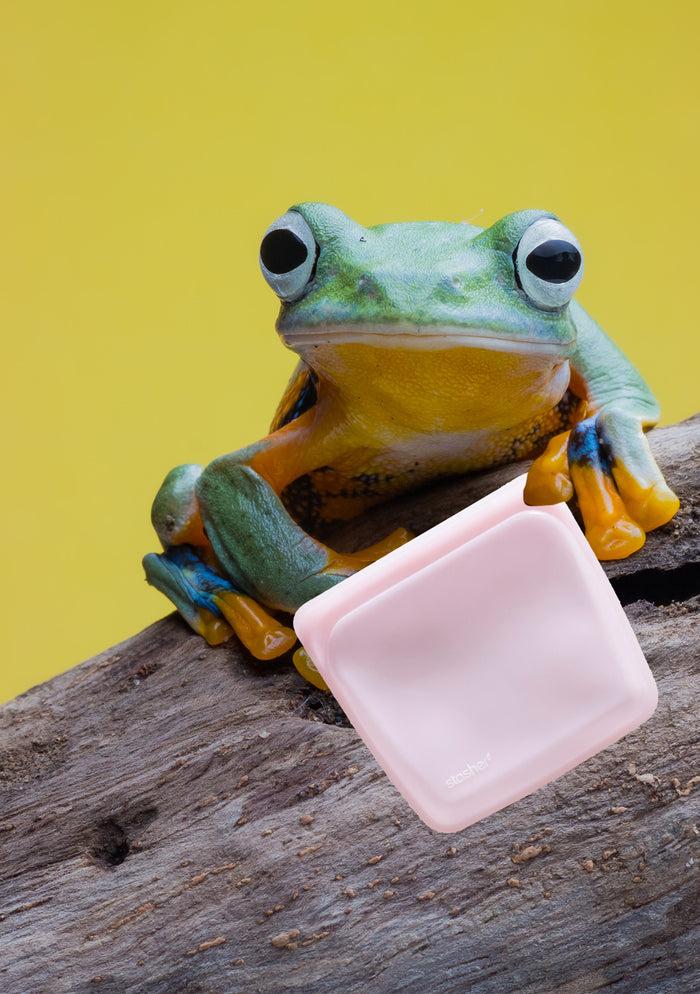 collina strada Reusable Pink Sandwich Bag | Stasher