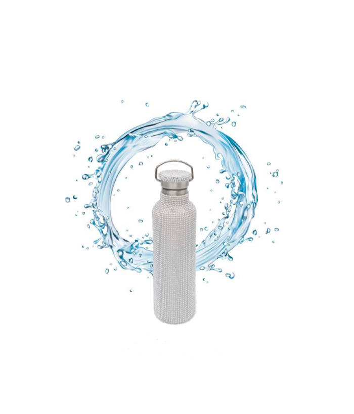 Collina Strada RHINESTONE WATER BOTTLE