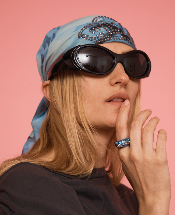 Collina Strada SEA BLUE DEMI ALIEN RING