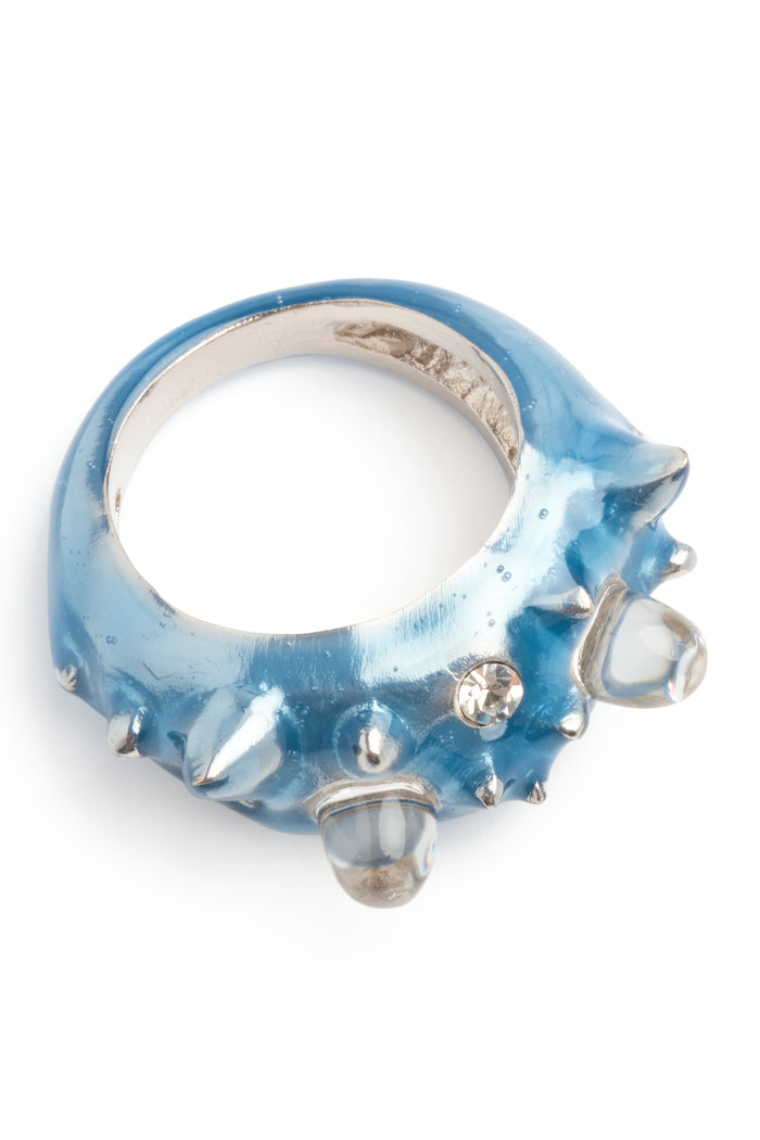 Collina Strada SEA BLUE DEMI ALIEN RING