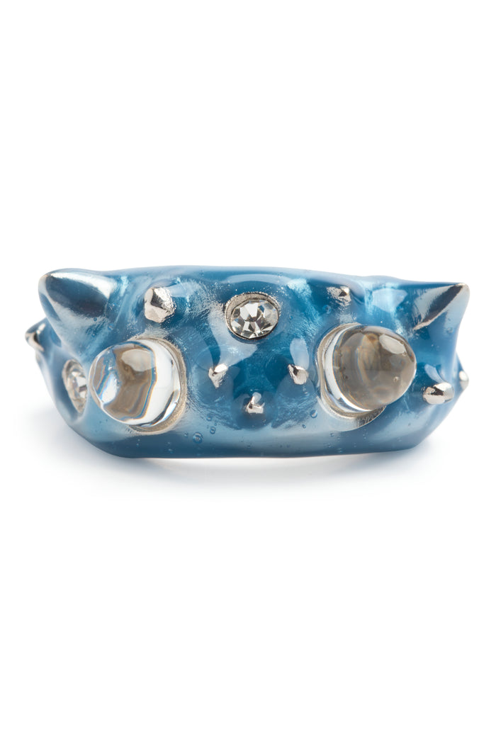 collina strada SEA BLUE DEMI ALIEN RING