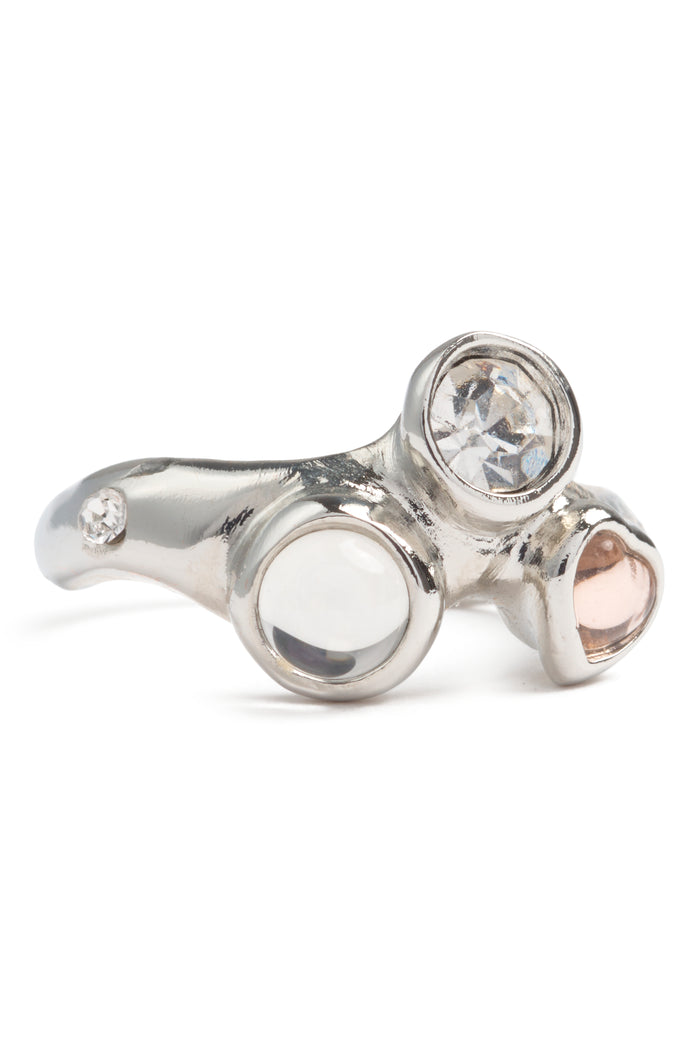 Collina Strada SILVER CLEAR FLORENCE RING