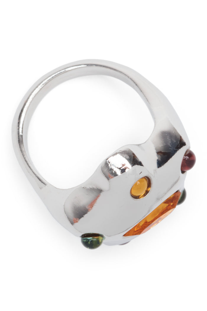 Collina Strada SILVER MULTI DEMI STARLETTE RING 7