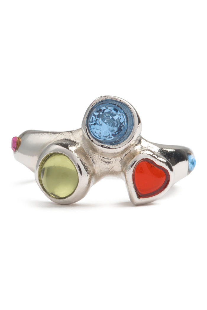 collina strada SILVER MULTI FLORENCE RING