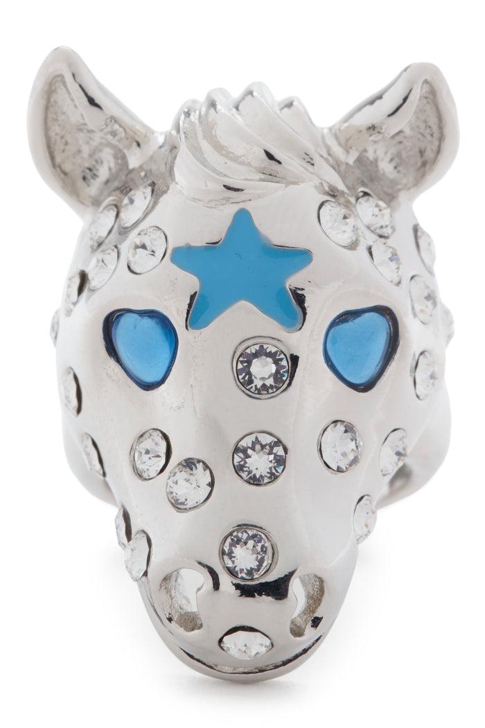 collina strada SILVER SKY FRECKLES BABY PONY RING