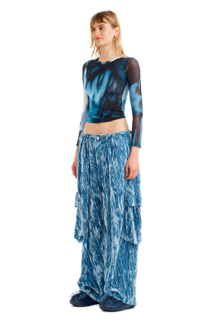 Collina Strada SKY PLEATED CARGO PANT