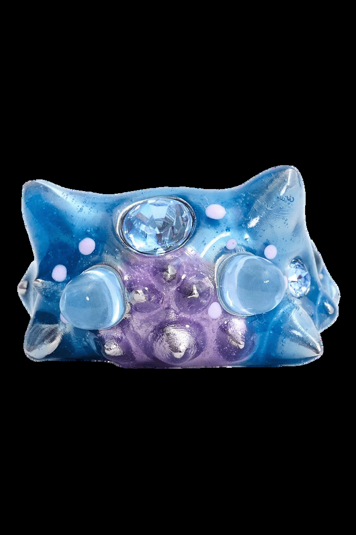 collina strada SOFT BLUE ALIEN RING