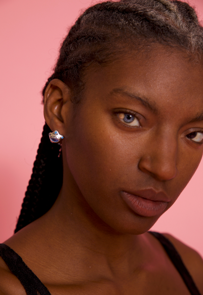 Collina Strada SOFT BLUE STARLET EARRINGS