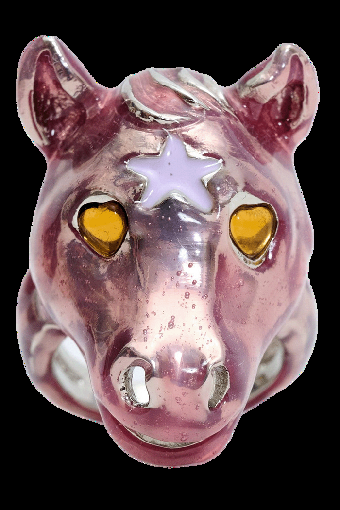 collina strada SOFT PINK BABY PONY RING