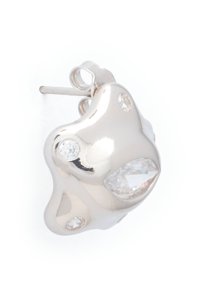 Collina Strada SOFT PINK CLEAR STARLET EARRINGS