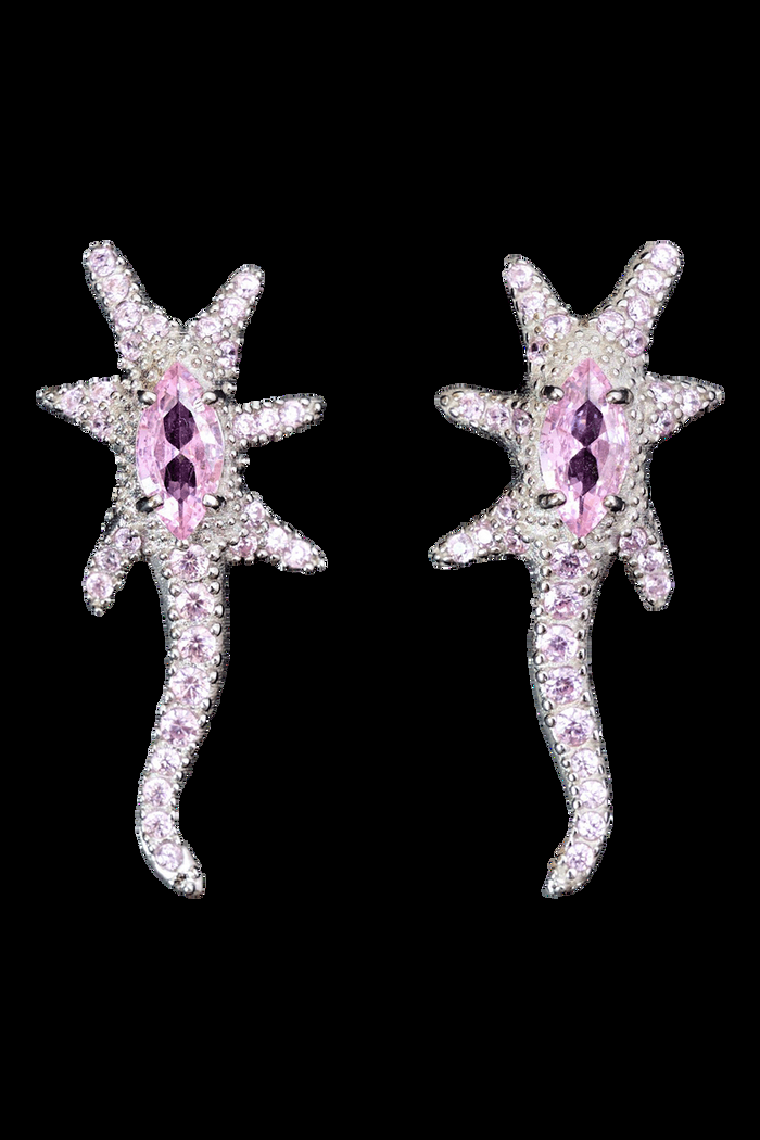 collina strada SOFT PINK STAR TRAIL EARRINGS