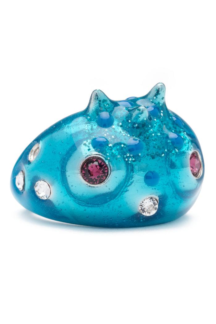 Collina Strada TURQUOISE RHINO BABY RING