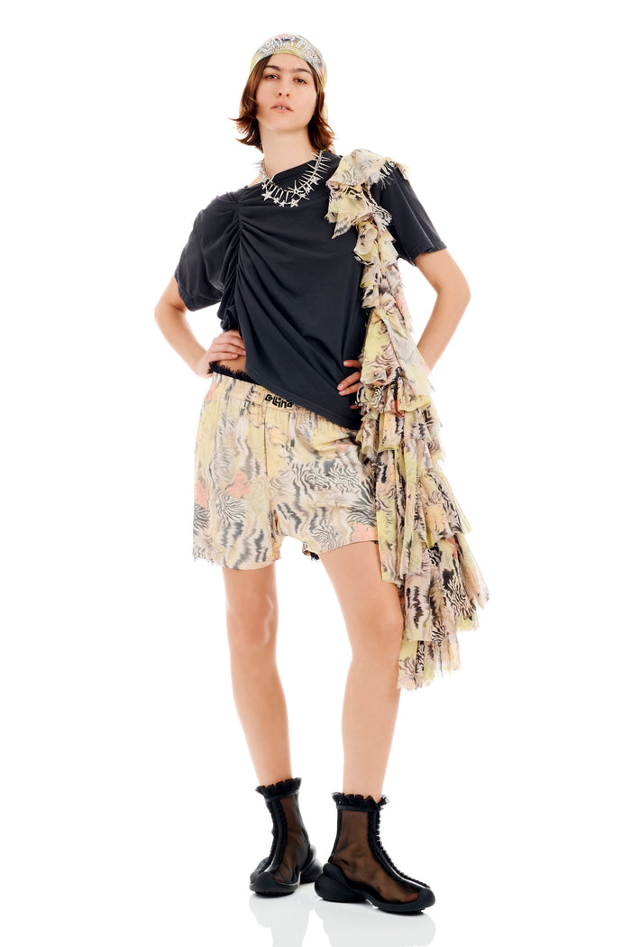 Collina Strada WASHED ZEBRA FLORAL ODEON BOXER