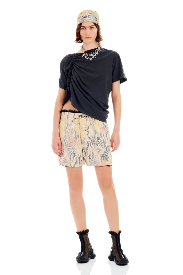 Collina Strada WASHED ZEBRA FLORAL ODEON BOXER