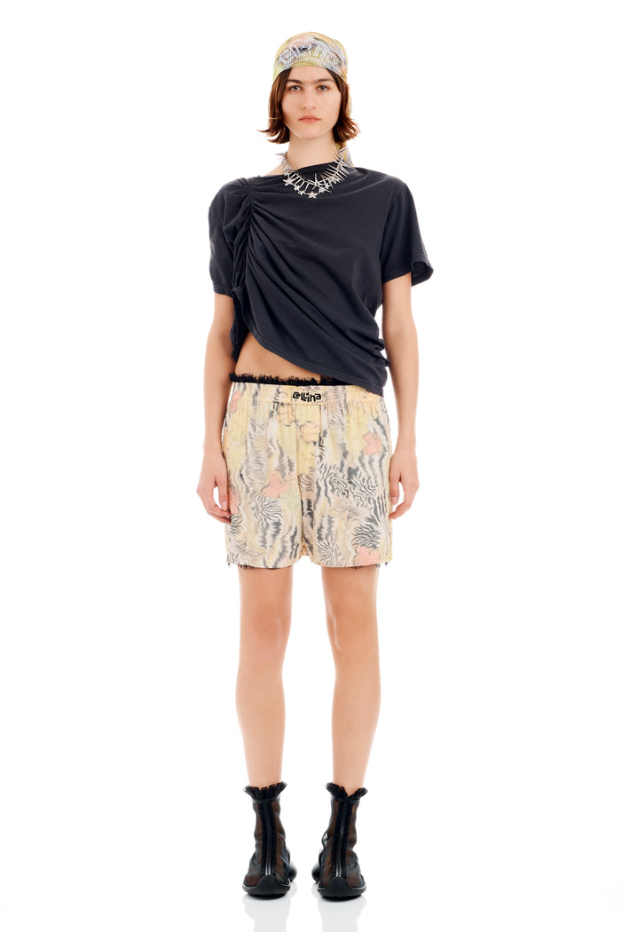 Collina Strada WASHED ZEBRA FLORAL ODEON BOXER