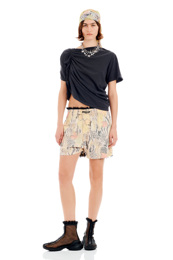 collina strada WASHED ZEBRA FLORAL ODEON BOXER