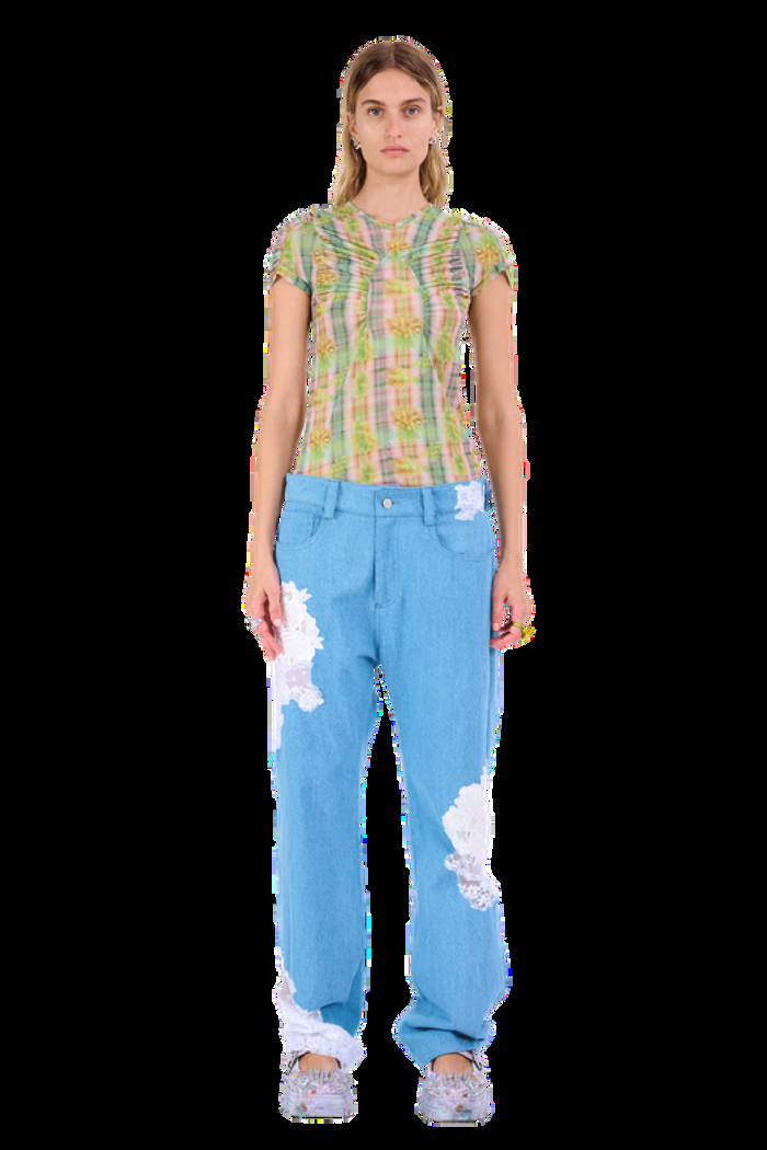 collina strada WHITE LACE MIKAELA JEAN X SMALL