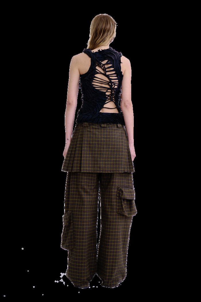 Collina Strada WORN BLACK CHIRP TANK SMALL