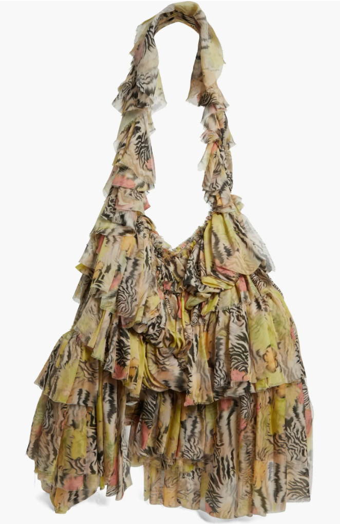 Collina Strada ZEBRA FLORAL CLOUD BAG