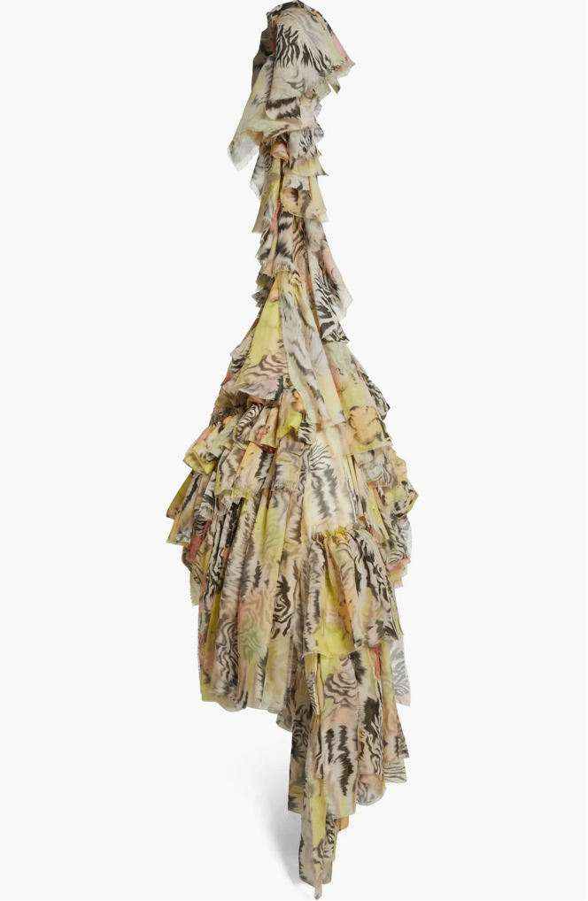 Collina Strada ZEBRA FLORAL CLOUD BAG